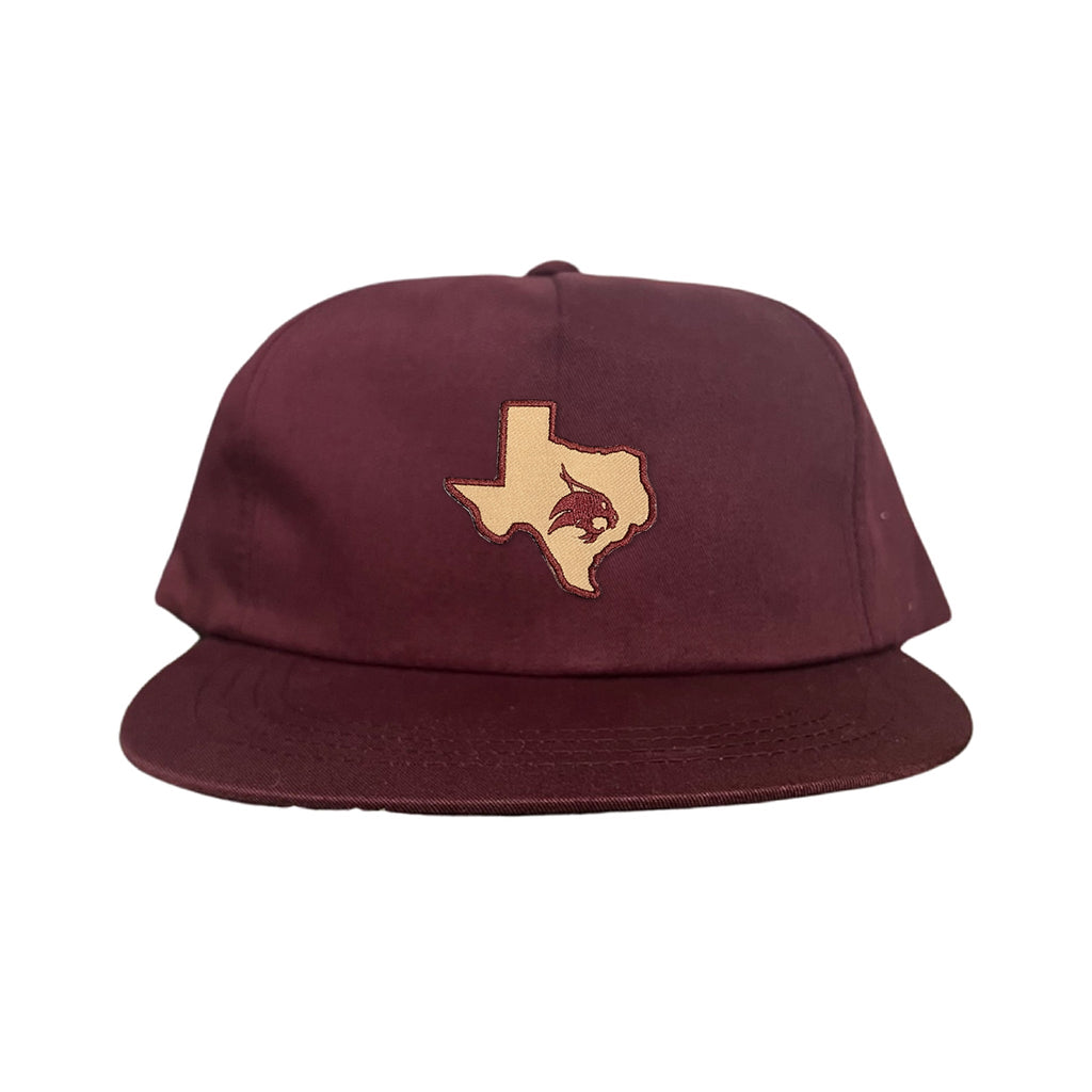 Texas State Supercat Curved Bill Mesh Snapback Hat