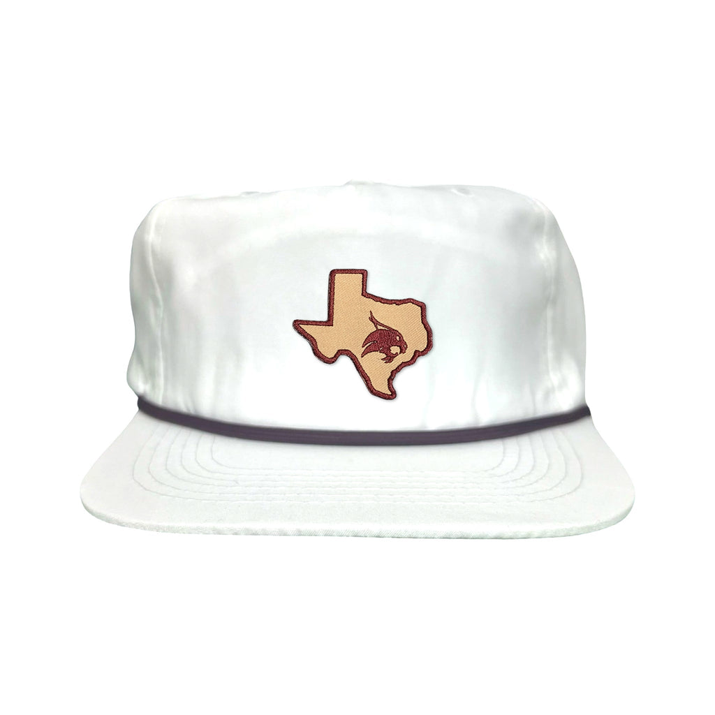 Texas State Supercat Curved Bill Mesh Snapback Hat