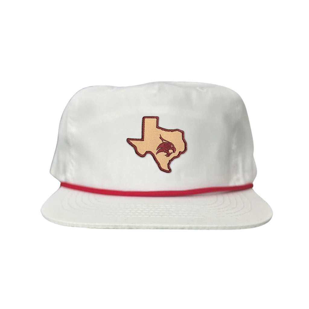 Texas State Supercat Curved Bill Mesh Snapback Hat