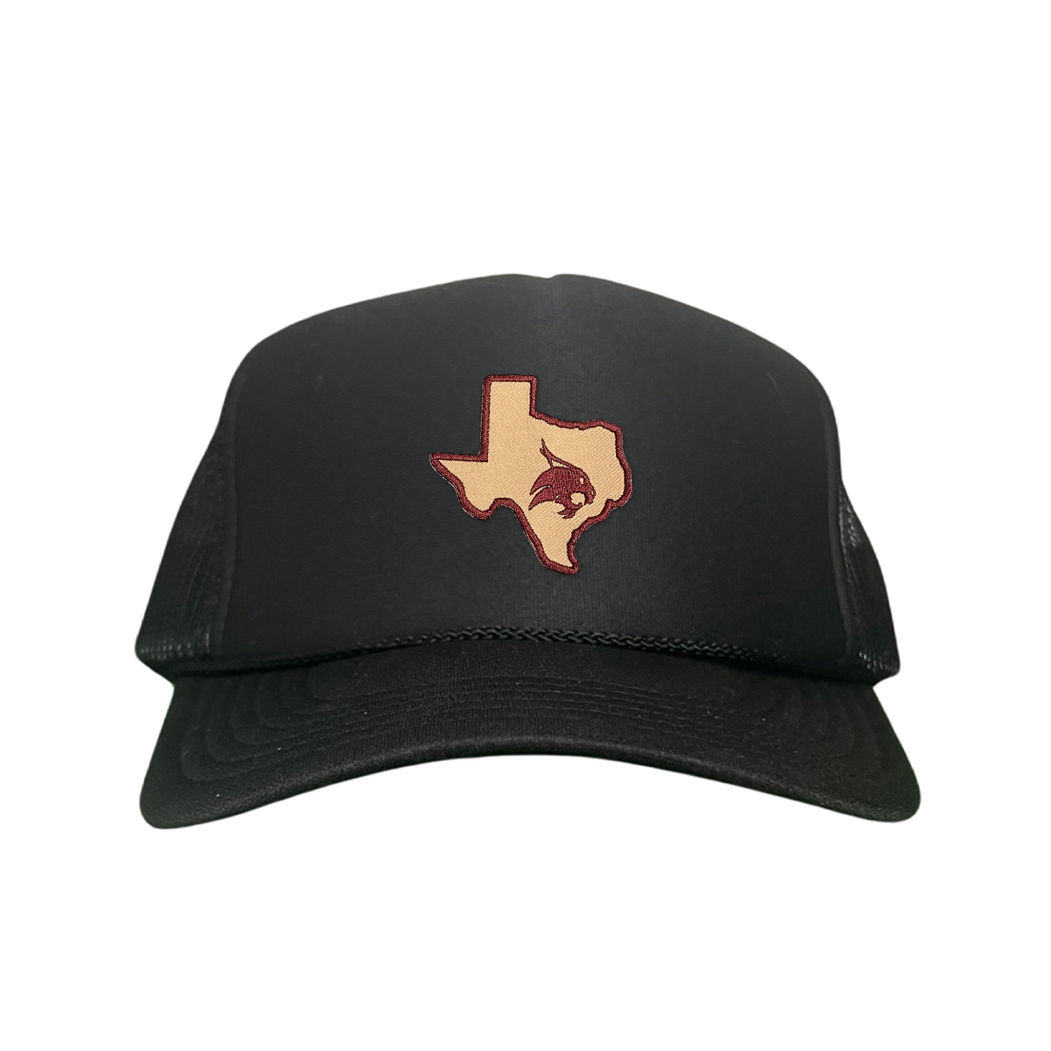 Texas State Supercat Curved Bill Mesh Snapback Hat
