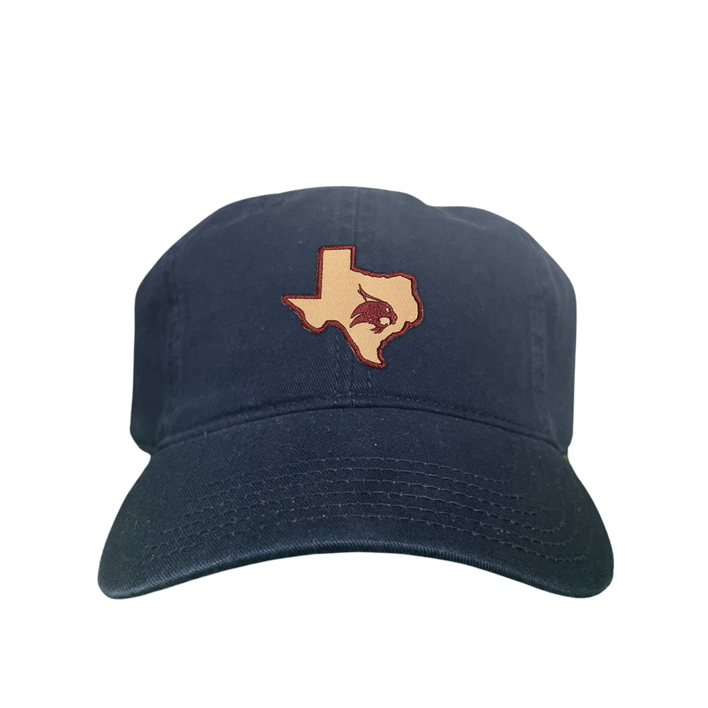Texas State Supercat Curved Bill Mesh Snapback Hat