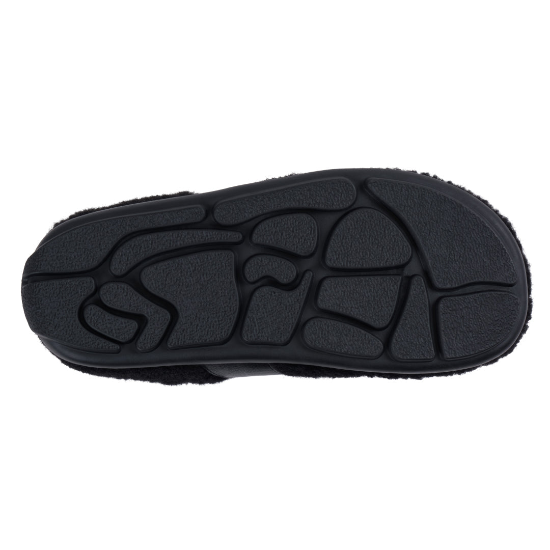Women's Patsy Black Mule Slipper with Buckle Detail - Image 5