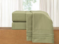 Elegant Comfort Luxury 5-Piece Bed Sheet Set - Luxury Bedding 1500 Premium Hotel Quality Microfiber Wrinkle Resistant Cool & Breathable Easy Elastic Fitted Split King Sage-Green