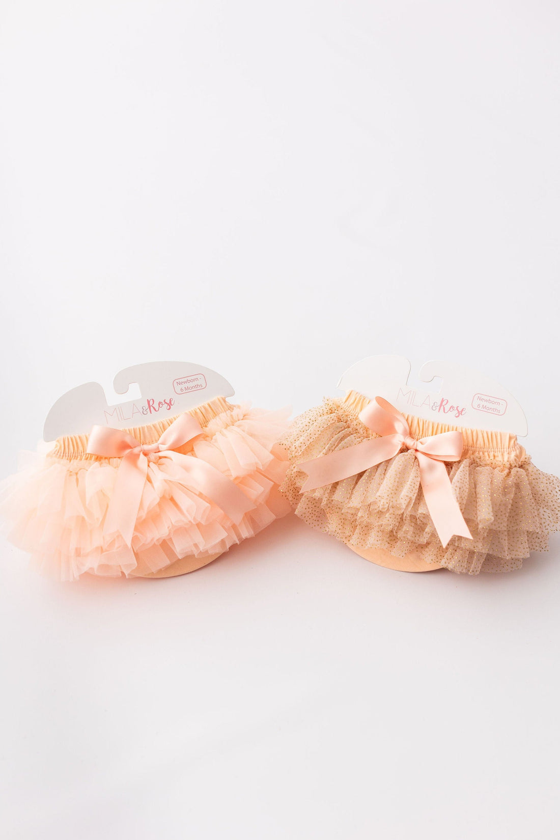 Peach & Gold Glitter Tutu Bloomer