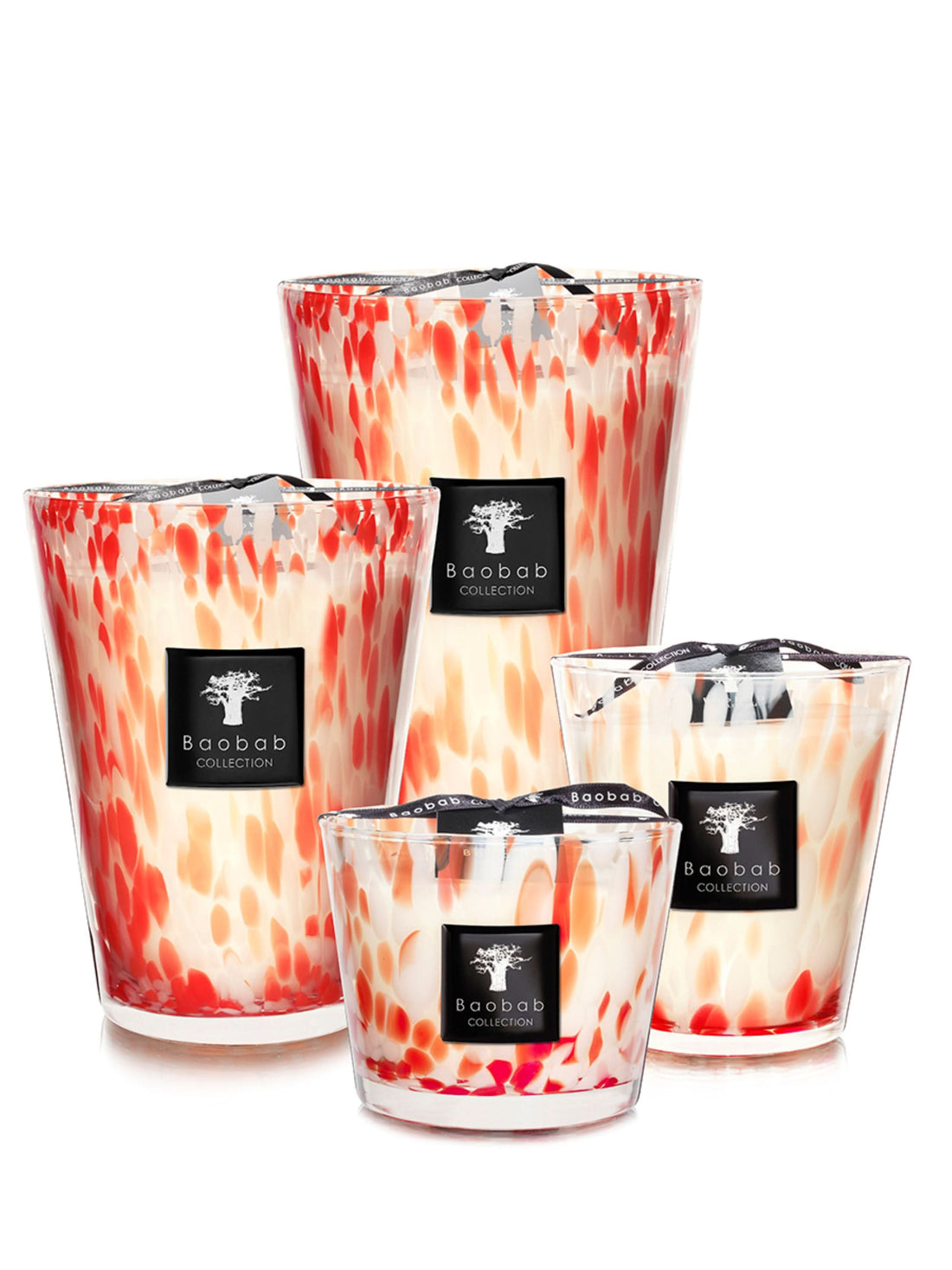 Coral Pearls Max 16 Scented Candle in Hand-Blown Glass