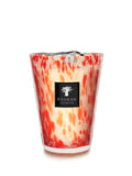 Large Coral Pearls Max 24 scented candle in hand-blown glass with intricate coral designs