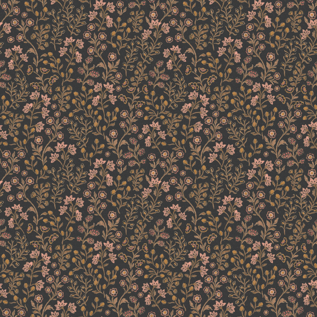 Penelope Floral Removable Wallpaper, Pink, White, and Cream