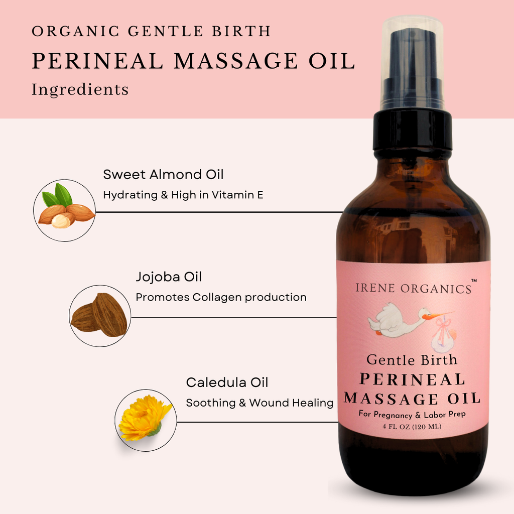 Women's Perineal Massage Oil – Organic