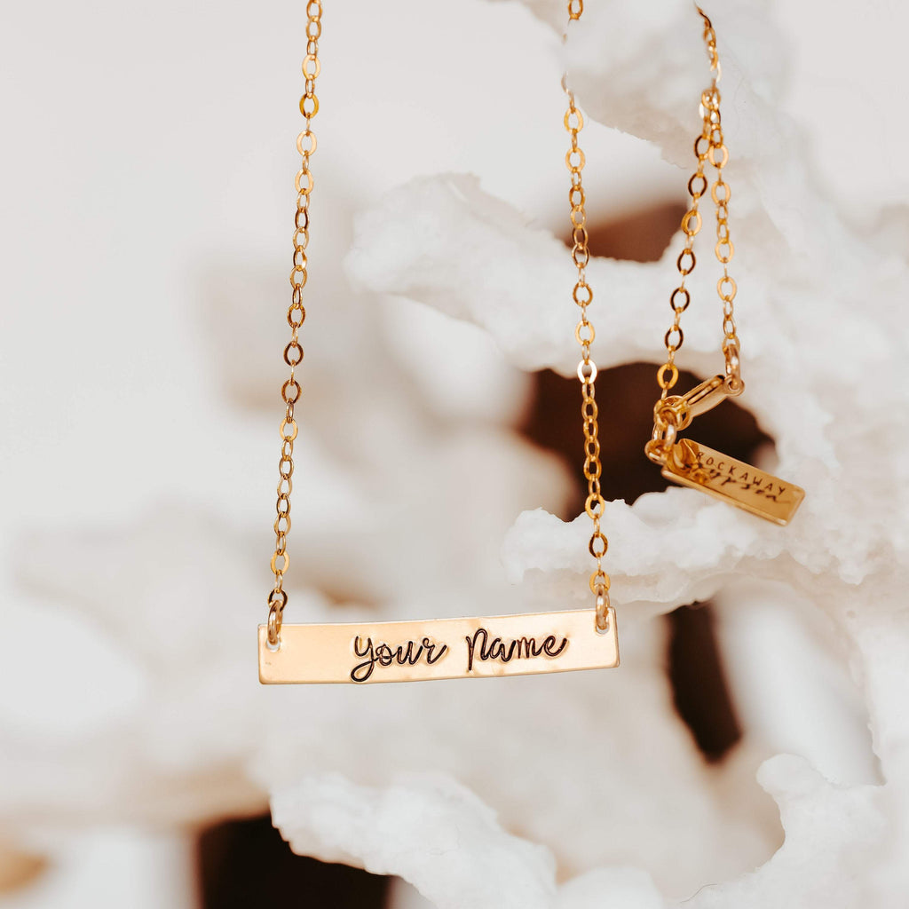 Personalized Bar Necklace