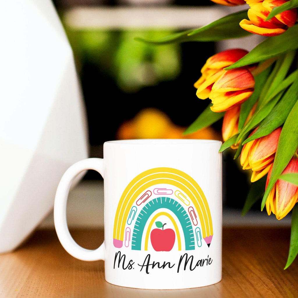 Personalized Tiny Human Wrangler Teacher Mug