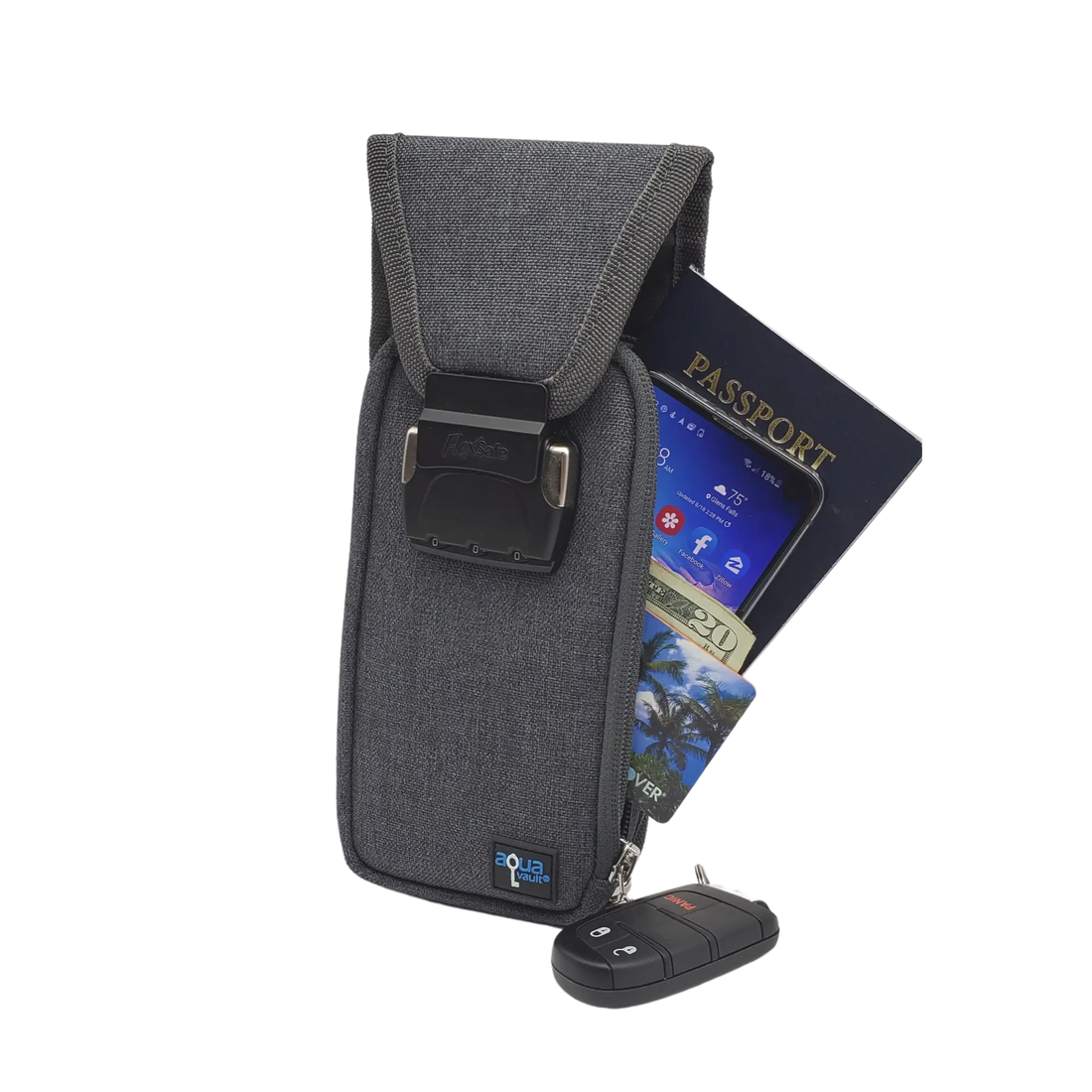 FlexSafe Portable Travel Safe by AquaVault – Best Portable Safe for Travel