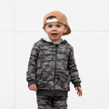 ZIP HOODIE- Chris Camo Bamboo French Terry