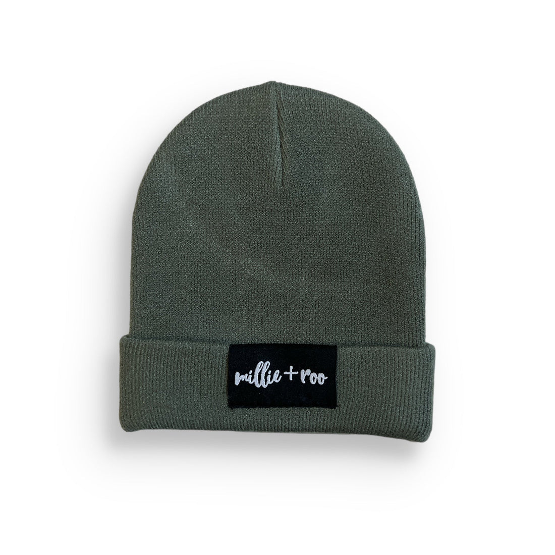 BAMBOO CUFF BEANIE- Moss