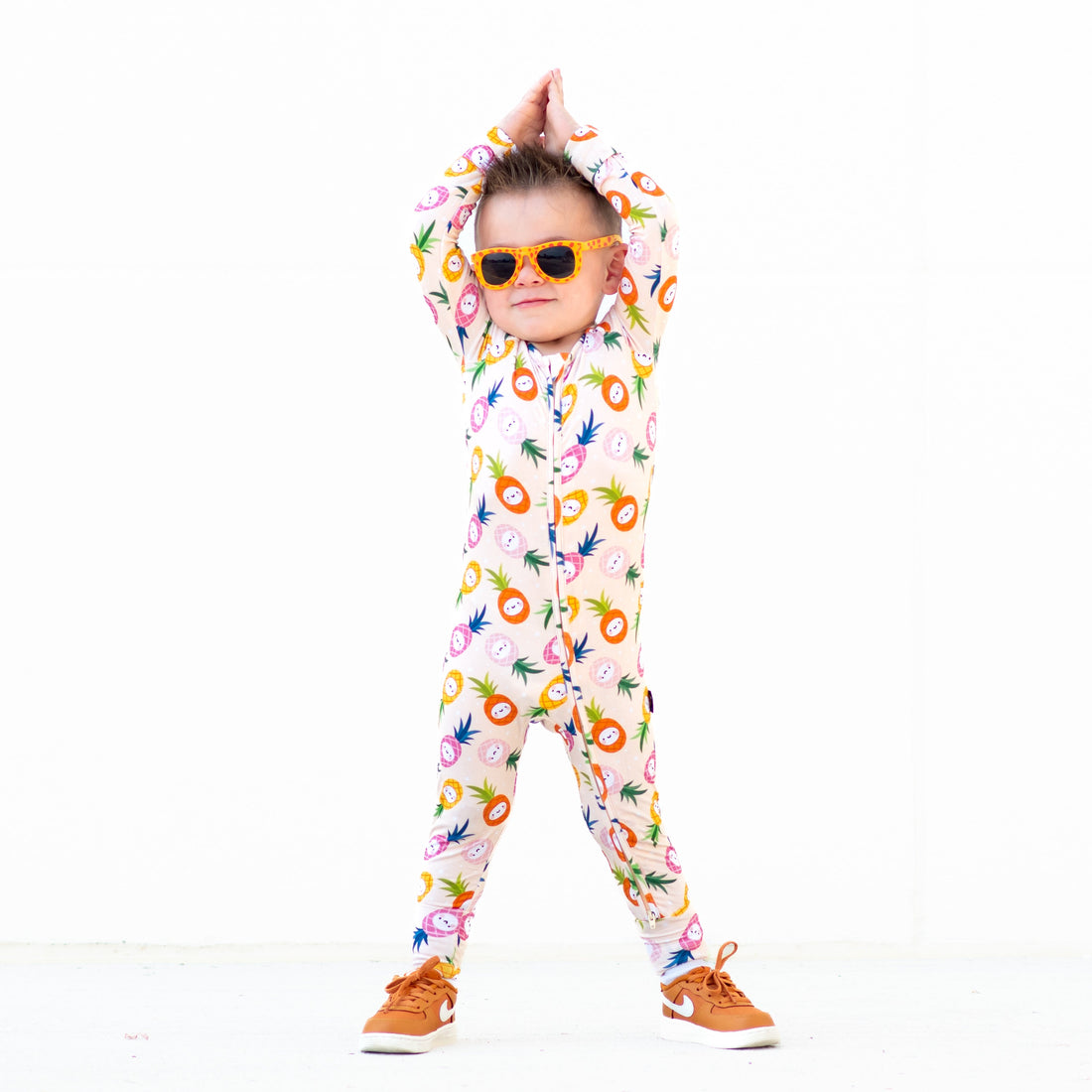 ZIP ROMPER - Kawaii Pineapple