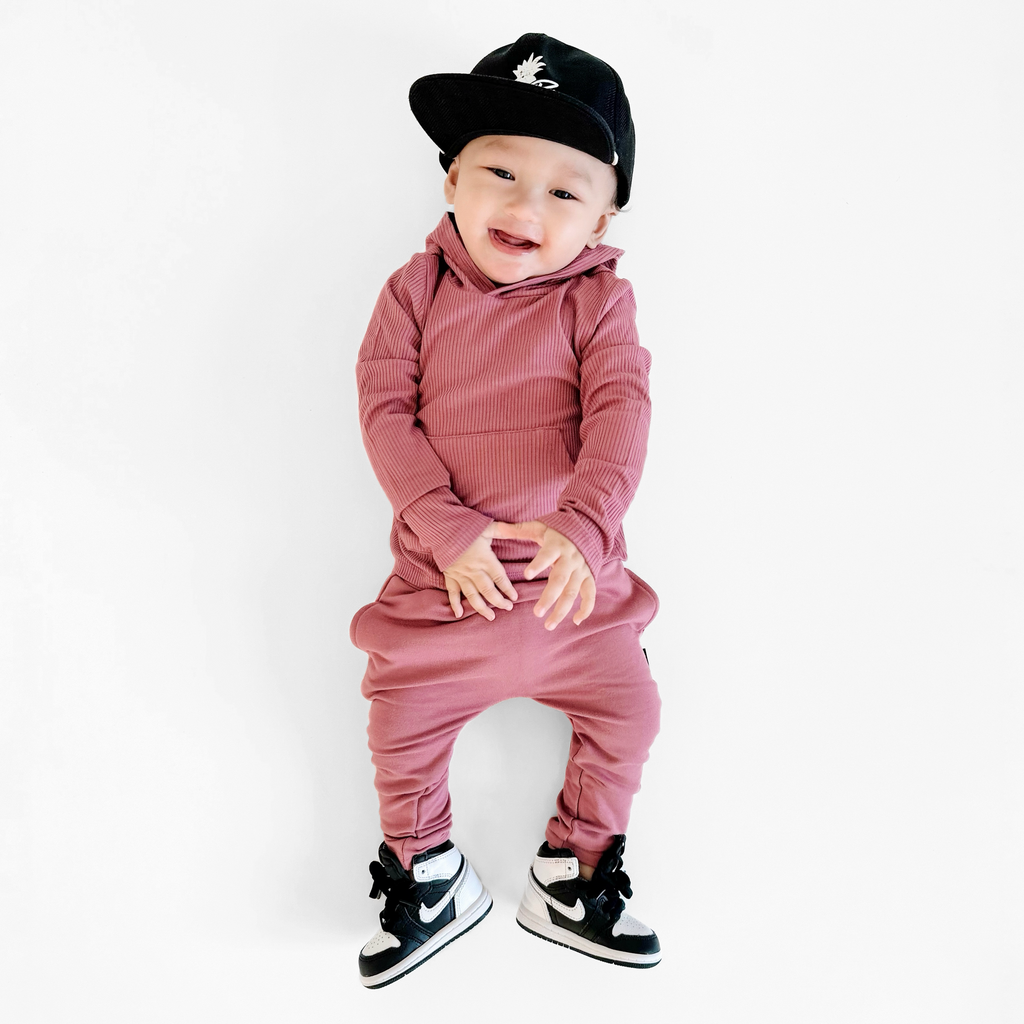 HAREM PANTS- Mauve