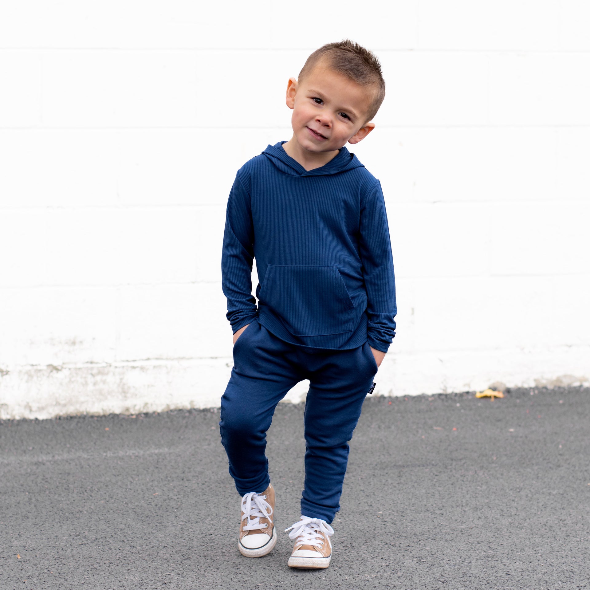 HAREM PANTS- Navy