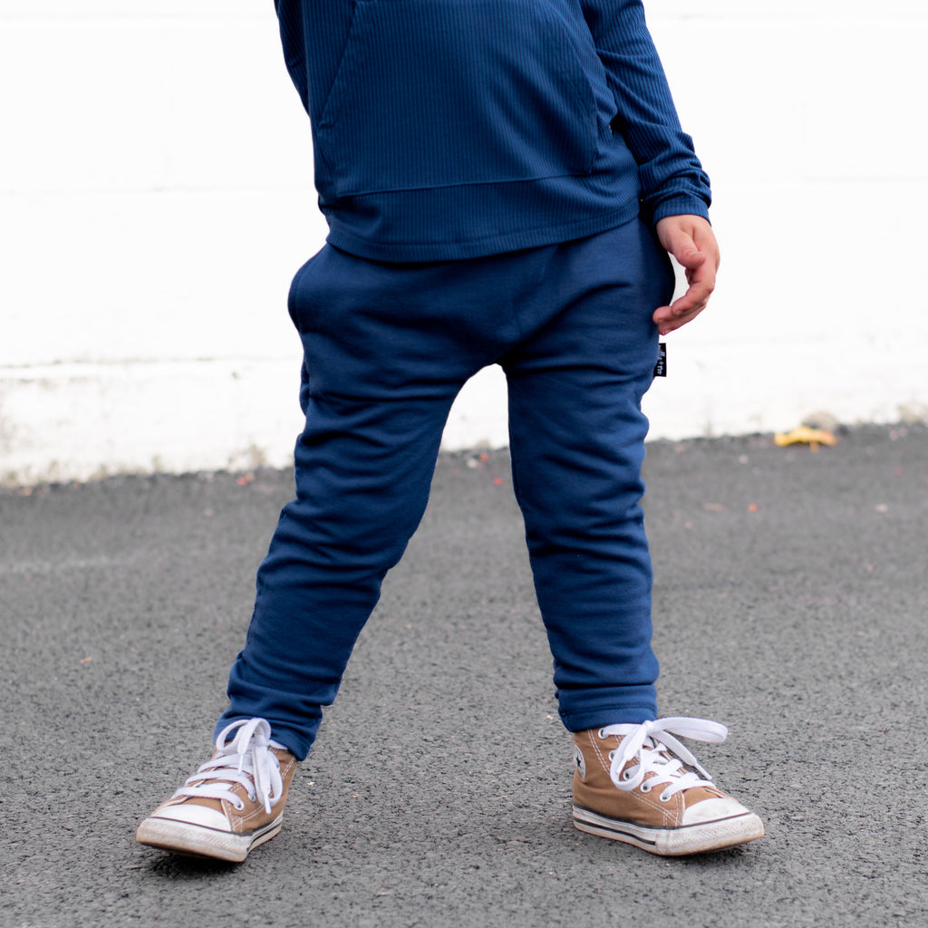 HAREM PANTS- Navy