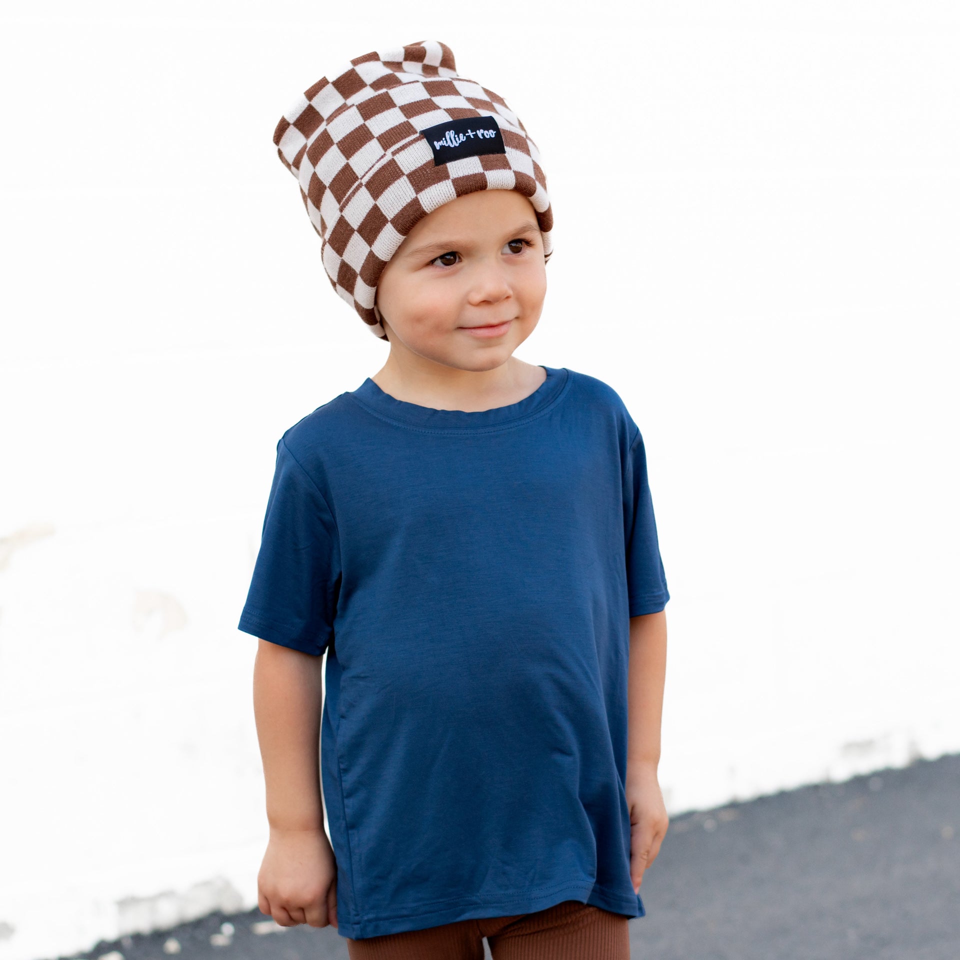 BAMBOO BASIC TEE- Navy