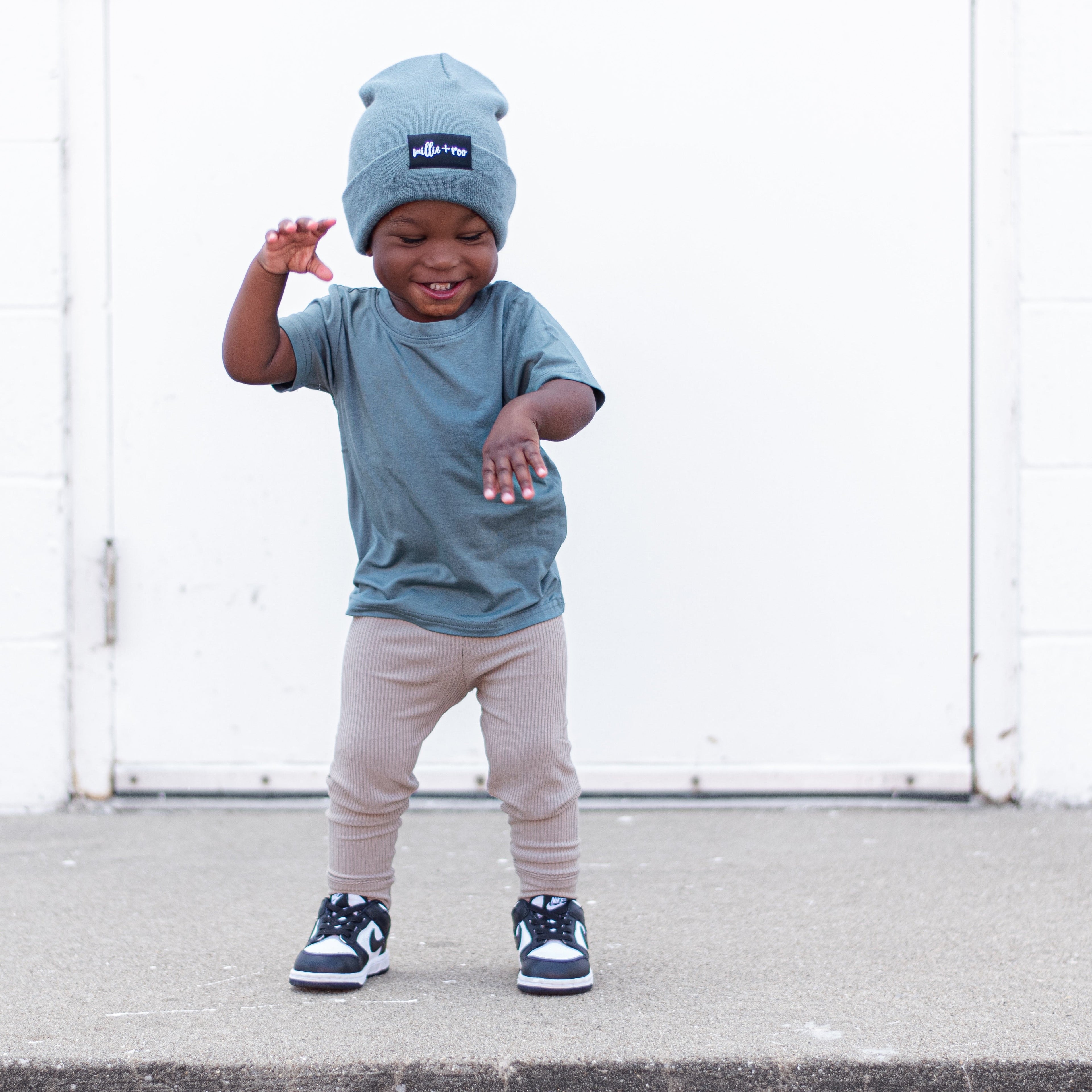 BAMBOO BASIC TEE- Slate