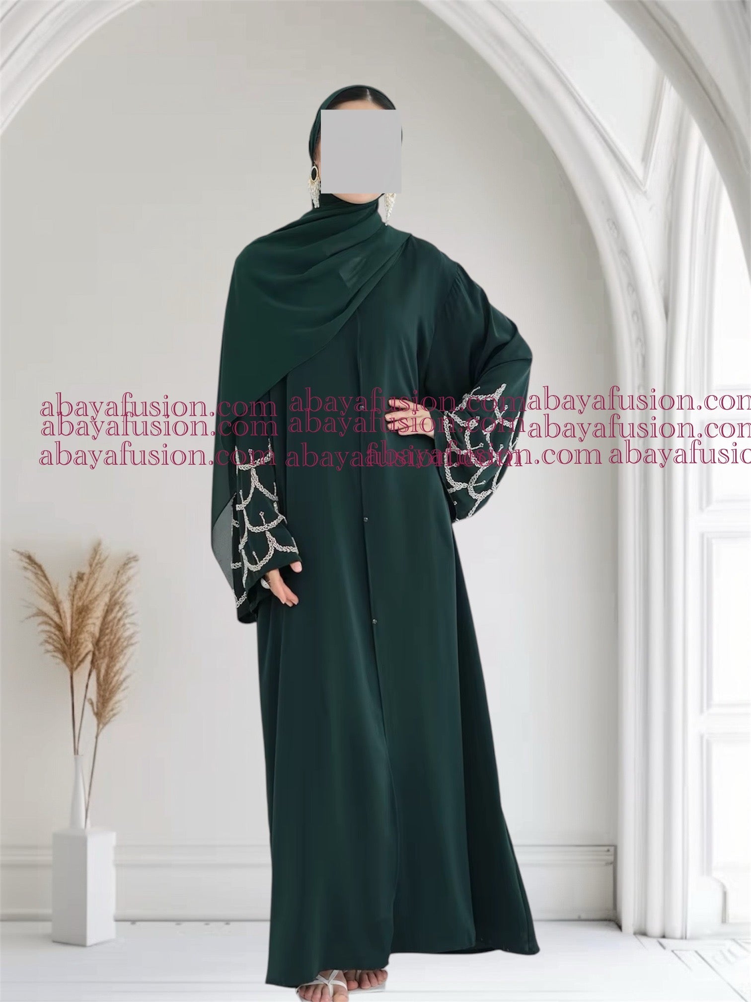 Crystal Luxury Handwork Abaya