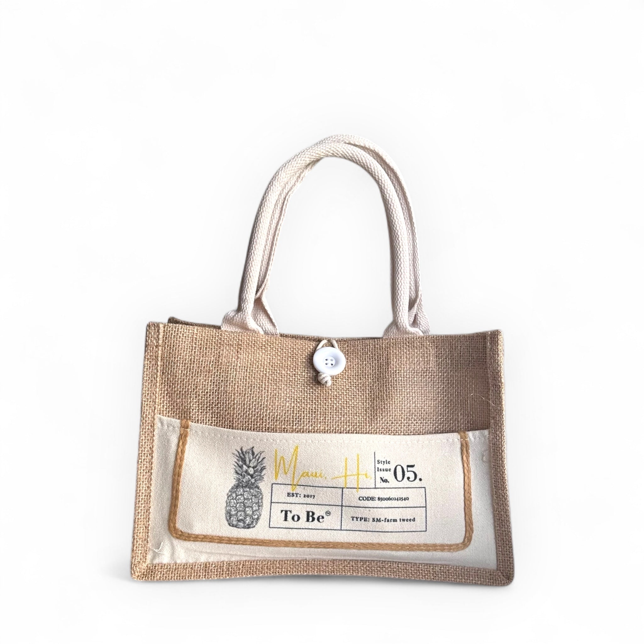 The Market Bag -Style No.5 in Sweet Pineapple