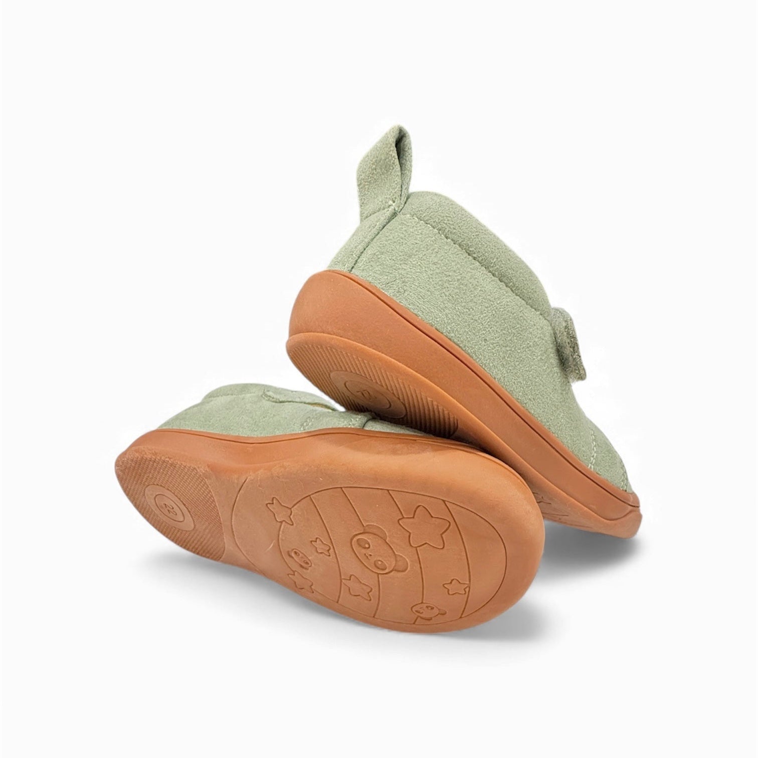 Pre-Order Moss Barefoot Kids Sneakers – Suede Leather, Flexible Sole, Velcro Closure