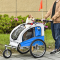 Elite II 2-In-1 Pet Dog Bike Trailer and Stroller