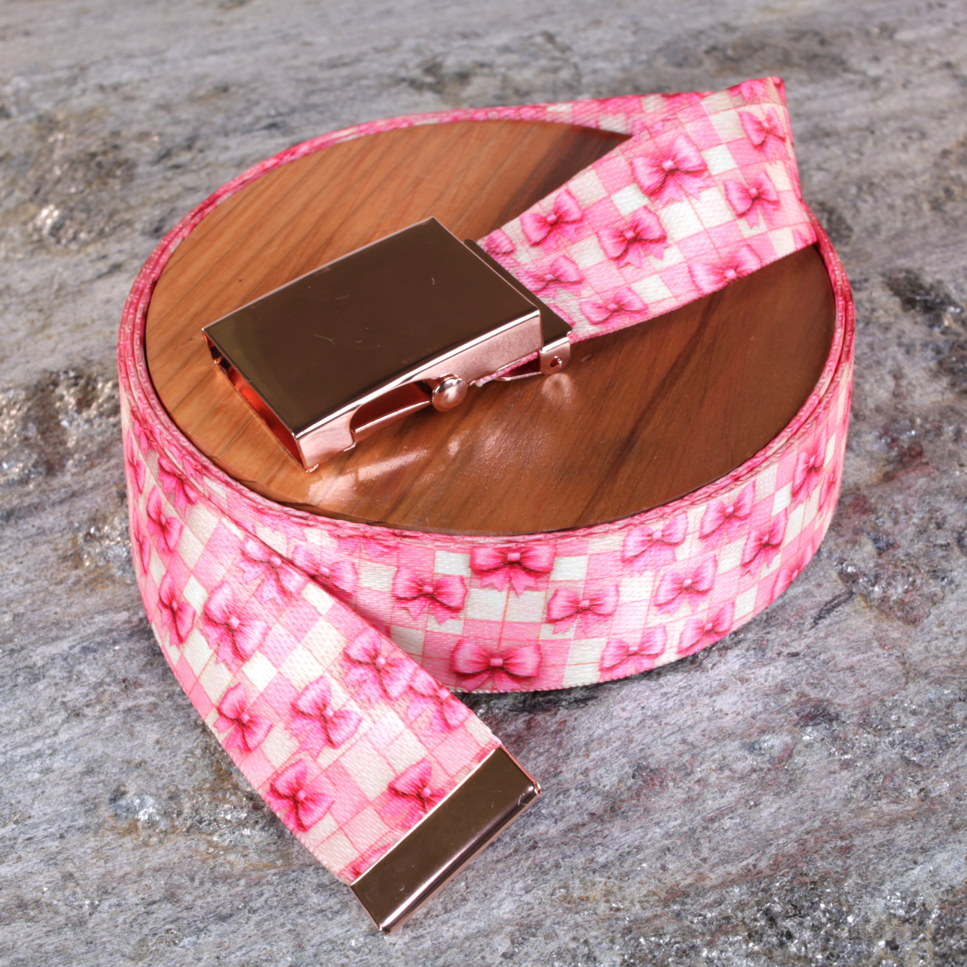 Pink Bow Belts