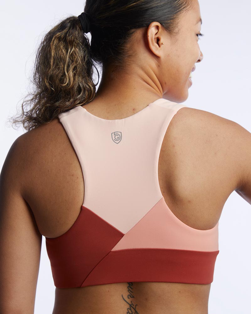 Pionxr Bra Top Color Block Sports Bra for Women - Image 2