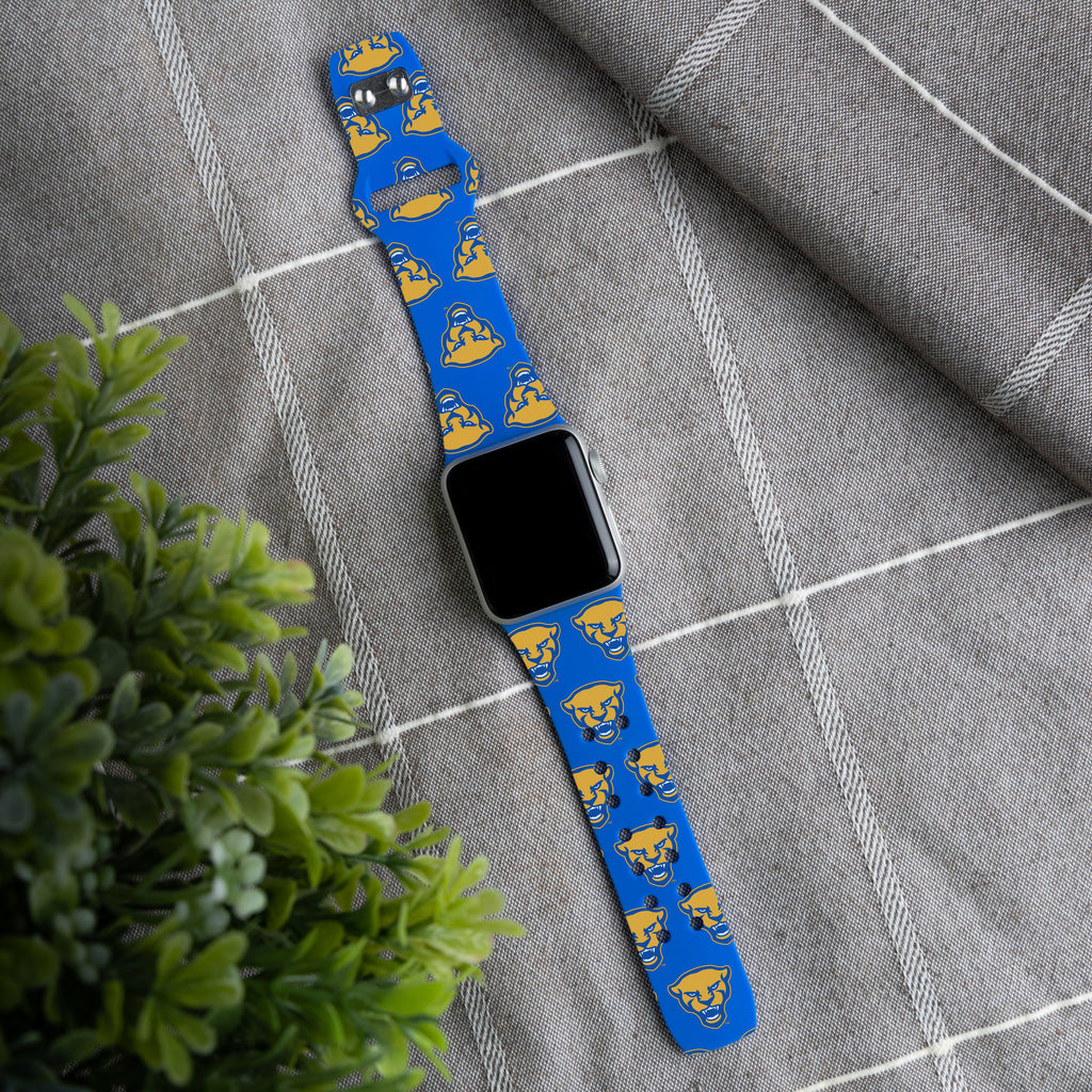 Pittsburgh Panthers HD Apple Watch Band - Collegiate Silicone Strap