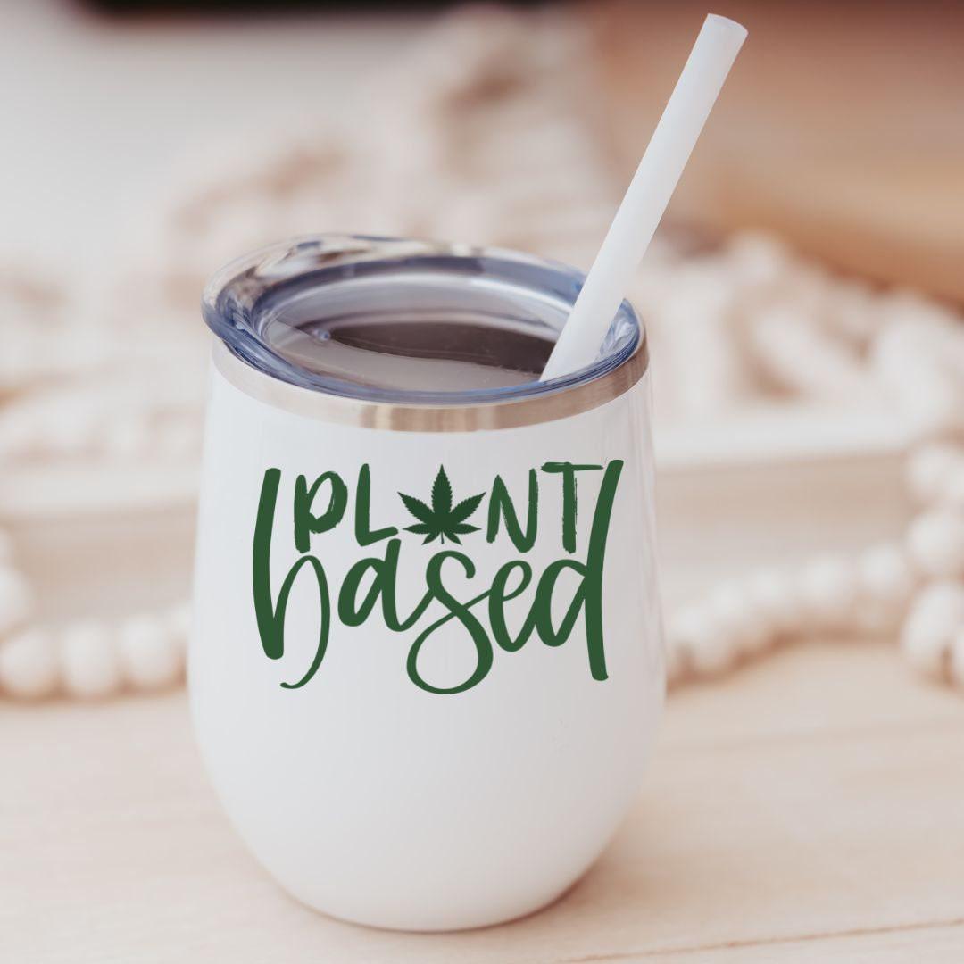 Plant Based Drink Tumbler for Vegan Pot Head