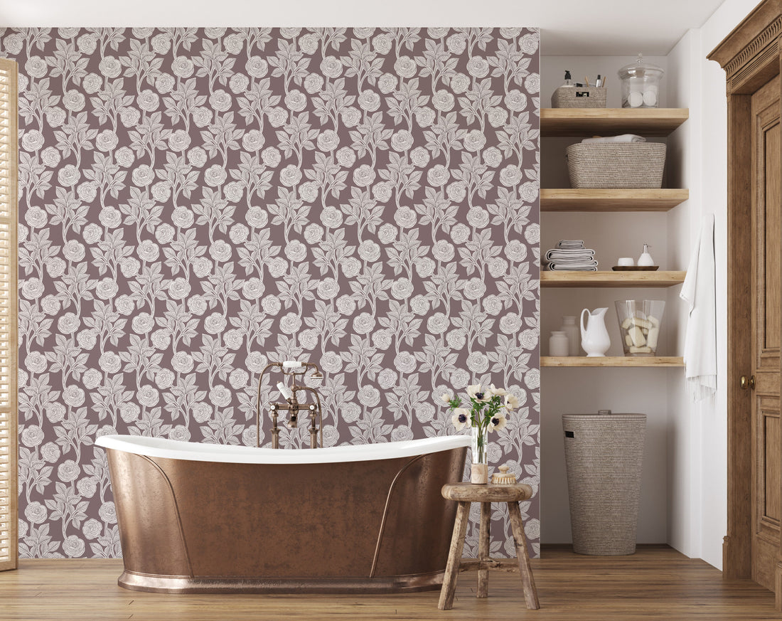 Mulberry Peel and Stick Removable Wallpaper by Gooseberry Moon