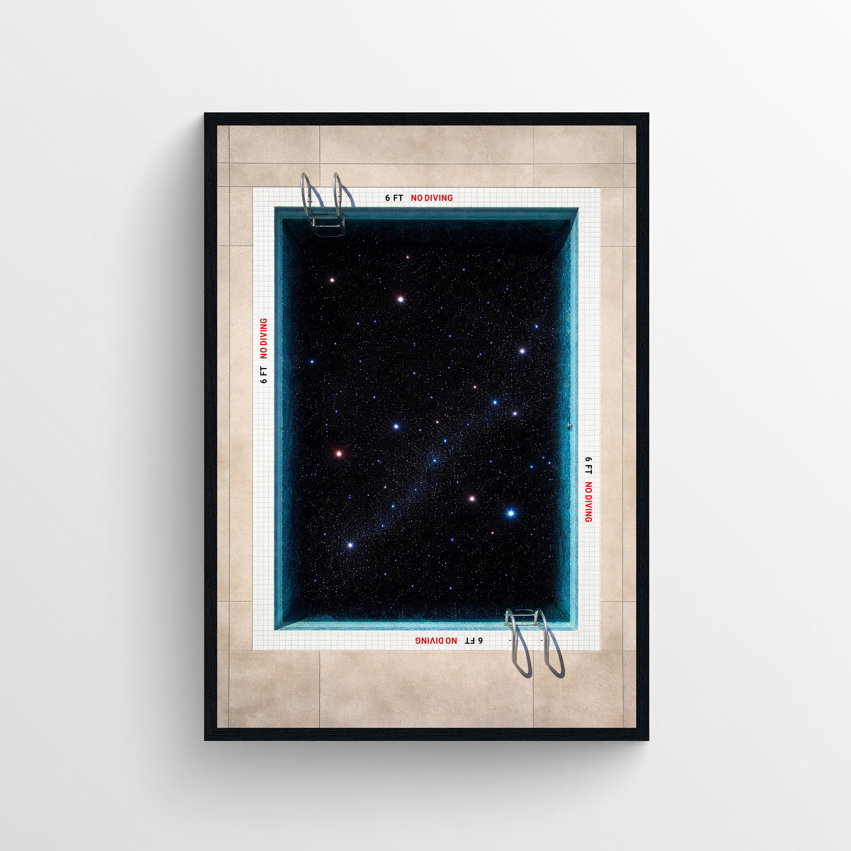 Pool Without Bottom Trippy Poster