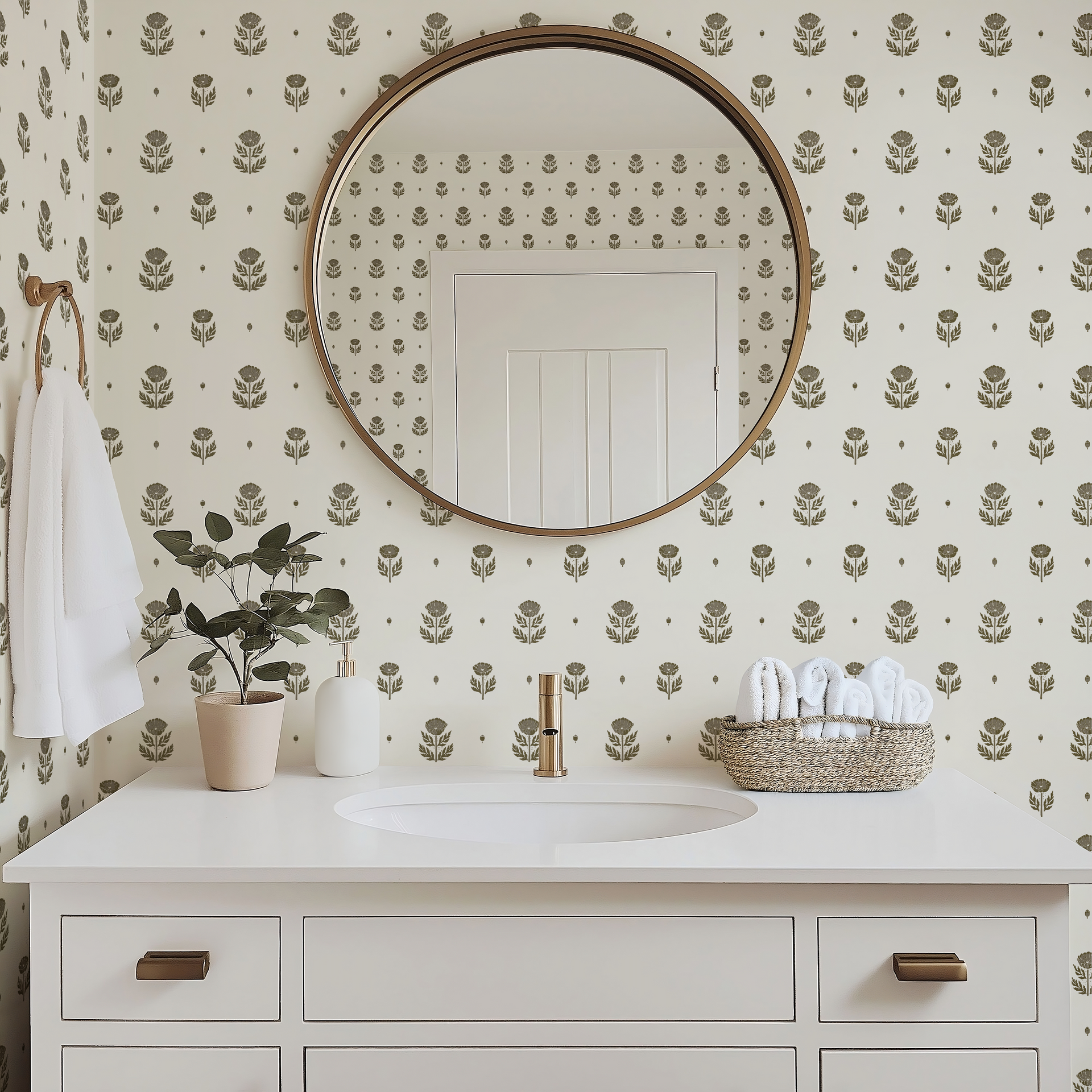 Delaney Removable Peel and Stick Wallpaper by Mackenzie Nelson