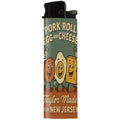 Pork Roll Egg and Cheese Taylor Made Lighter in olive green with vintage-inspired breakfast graphic.