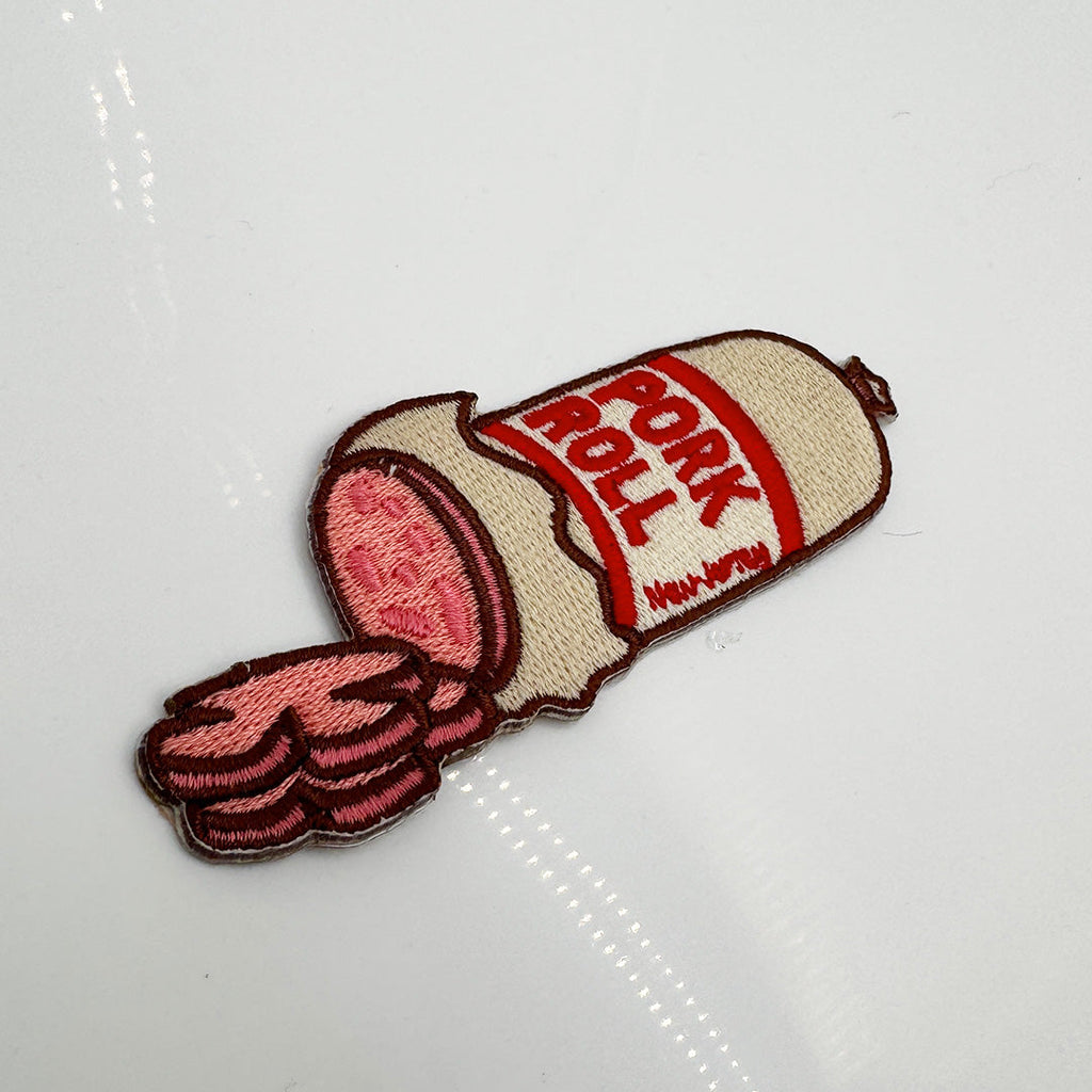 Pork Roll by the Roll Embroidered Patch Jersey Breakfast Icon