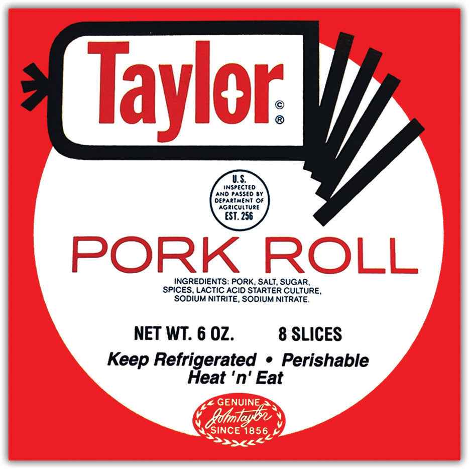 3x3 inch flexible Taylor Ham Pork Roll magnet for refrigerators or cars