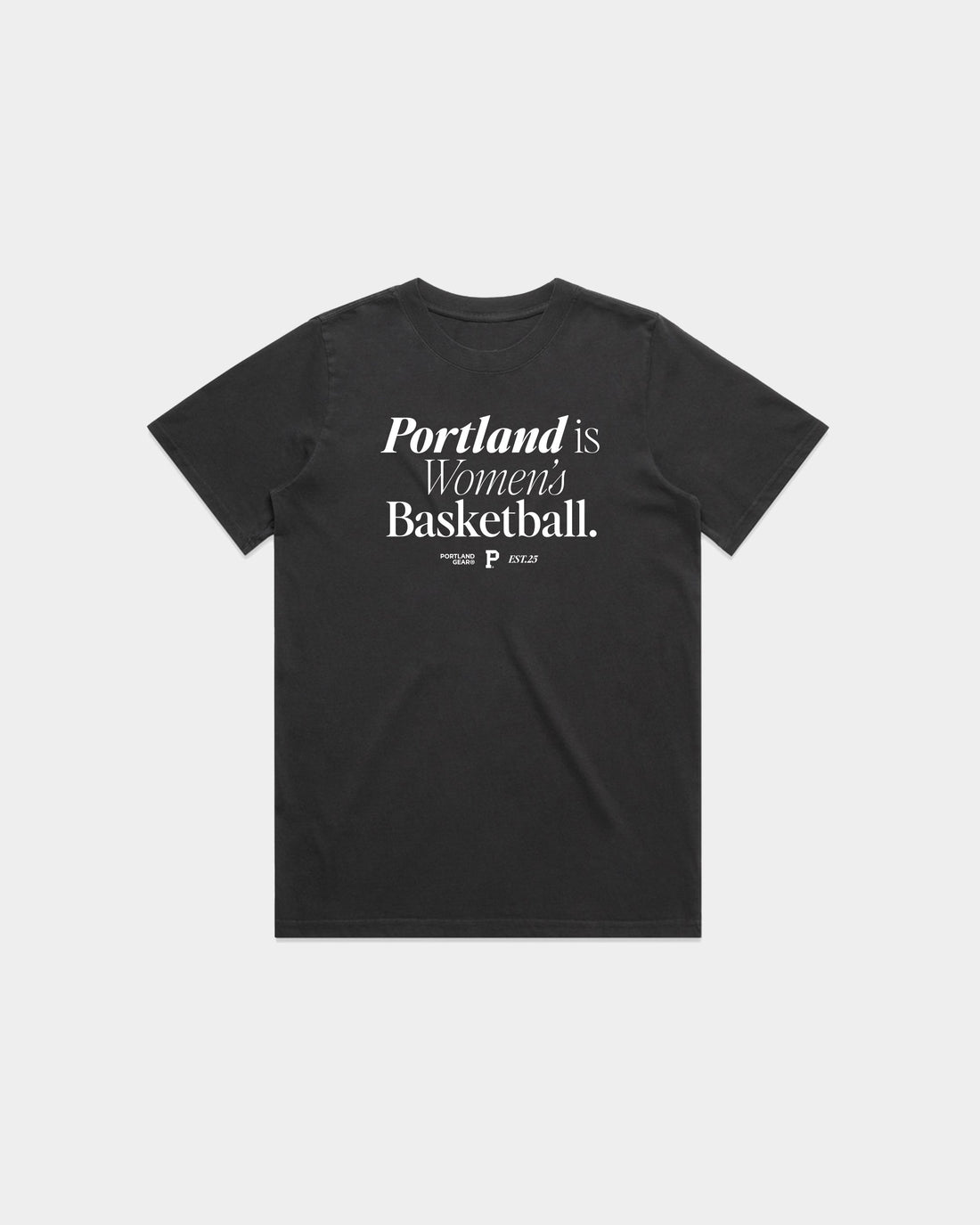 Women's Portland Basketball Tee - Heavy Cotton