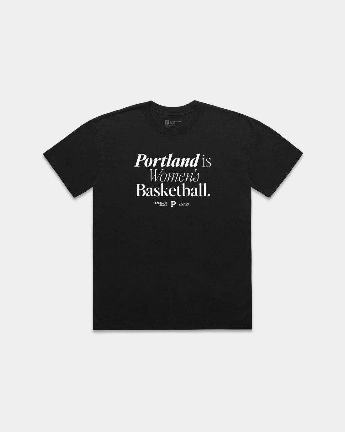 Women's Portland Basketball Tee - Heavy Cotton