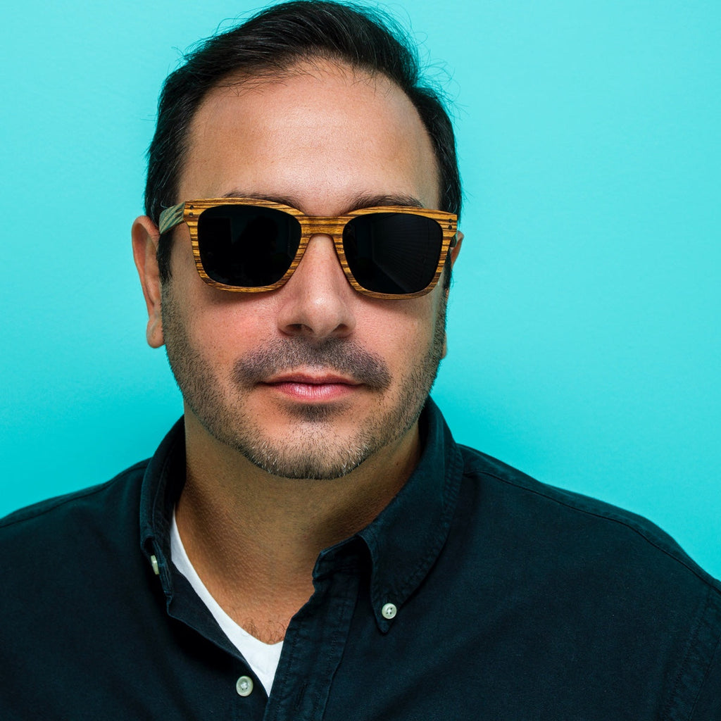 Flagler Acetate & Wood Sunglasses - Modern Unisex Frames