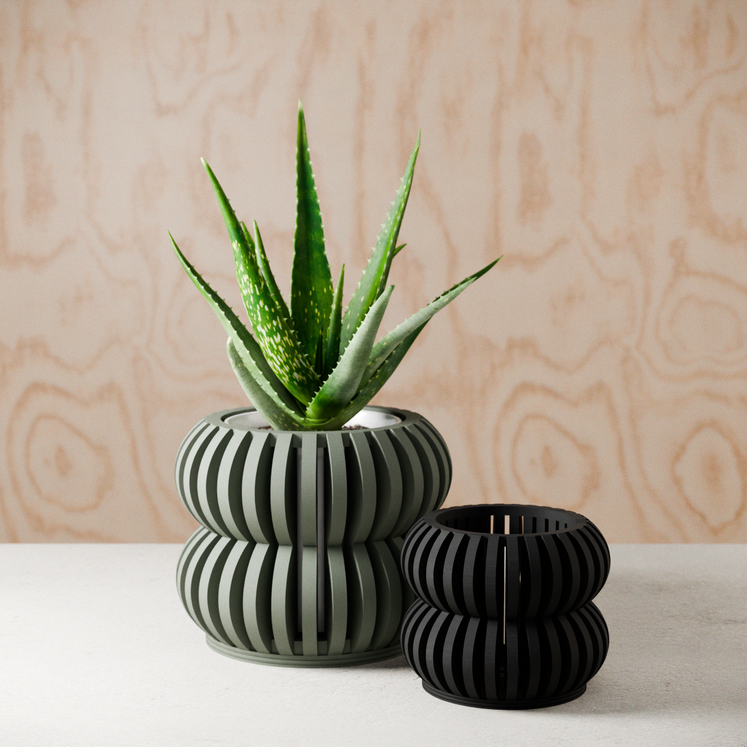 Orchid Planter DOUBLE BUBBLES