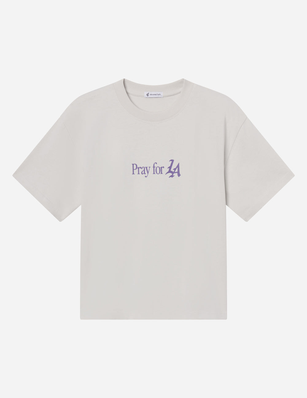 Pray for Los Angeles Heavyweight Tee - Oversized Streetwear Graphic
