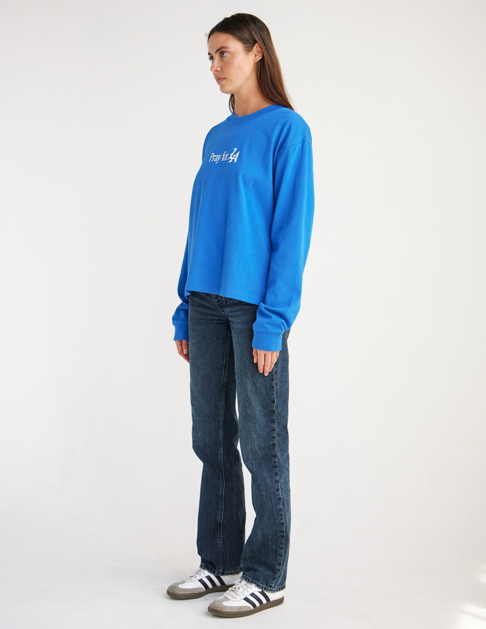 Pray for Los Angeles Long Sleeve Heavyweight Cotton Tee