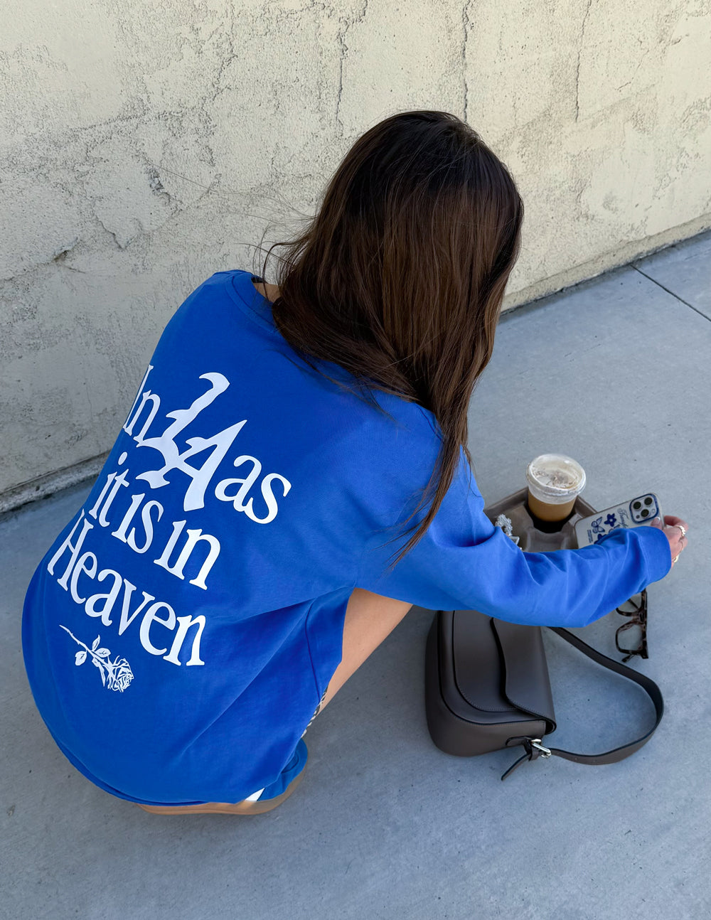Pray for Los Angeles Long Sleeve Heavyweight Cotton Tee