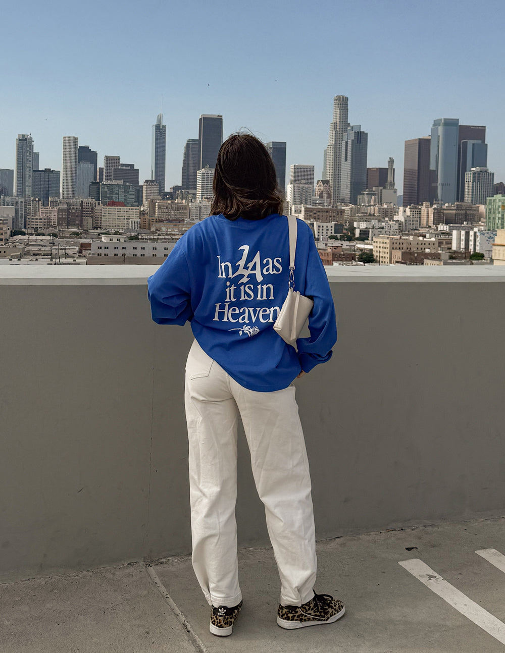 Pray for Los Angeles Long Sleeve Heavyweight Cotton Tee