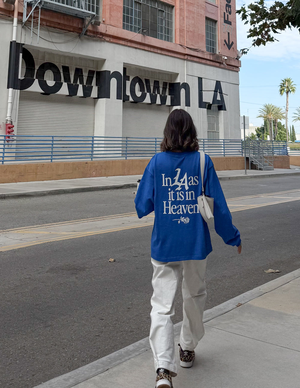 Pray for Los Angeles Long Sleeve Heavyweight Cotton Tee