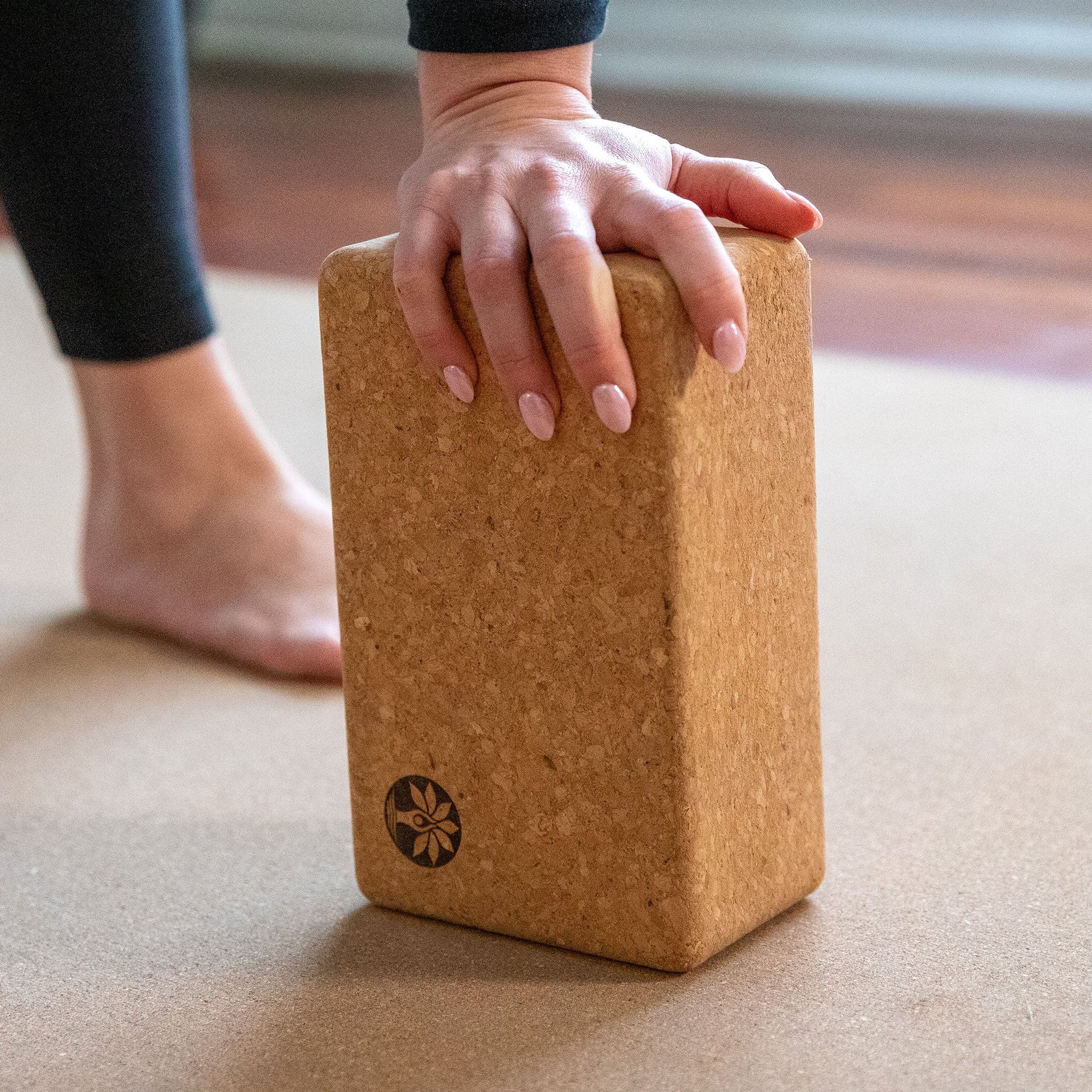 Natural Cork Yoga Block: Stable Support for Deeper Alignment