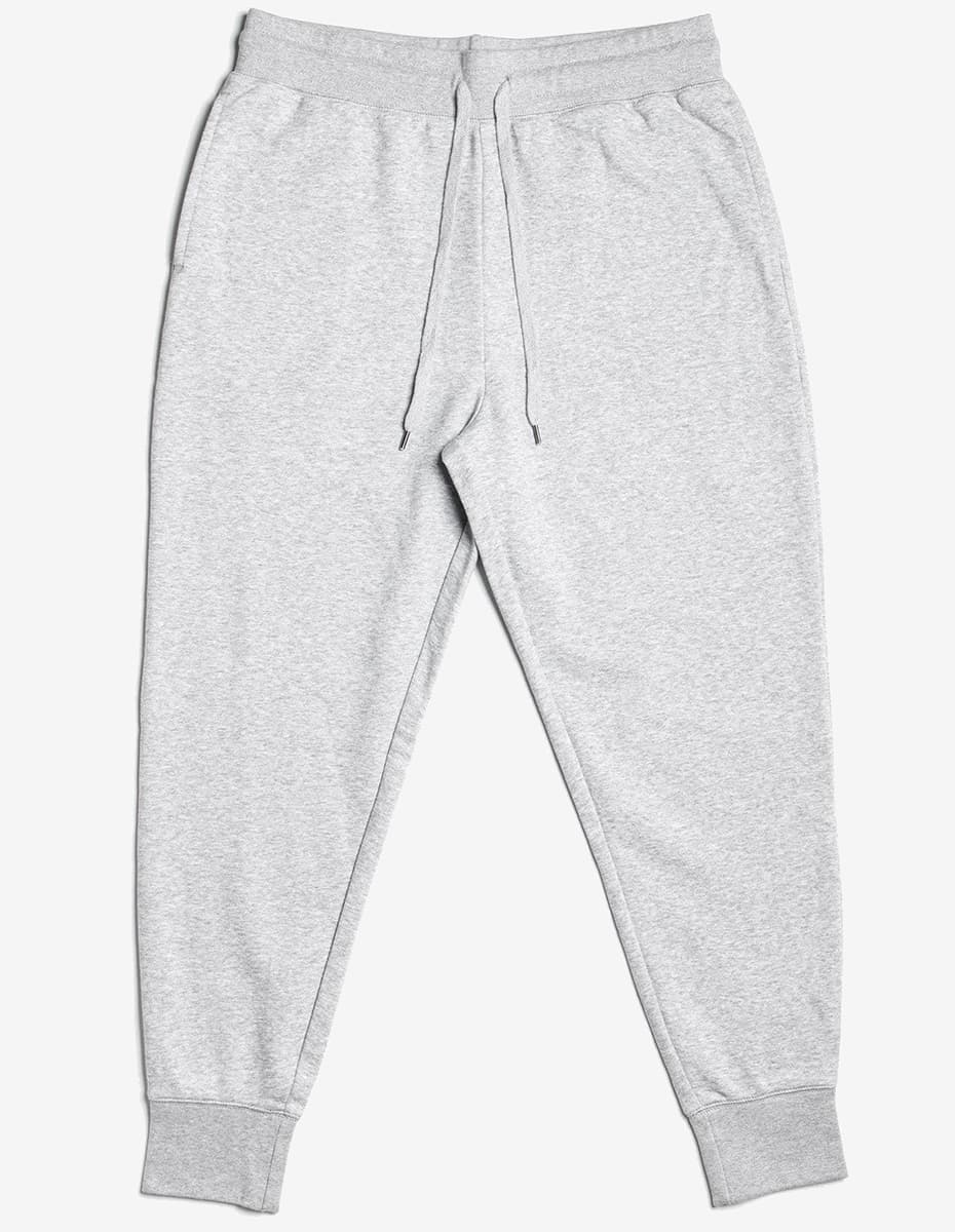 Premium Fleece Jogger Sweatpants with Drawstring Waist Black - Image 4