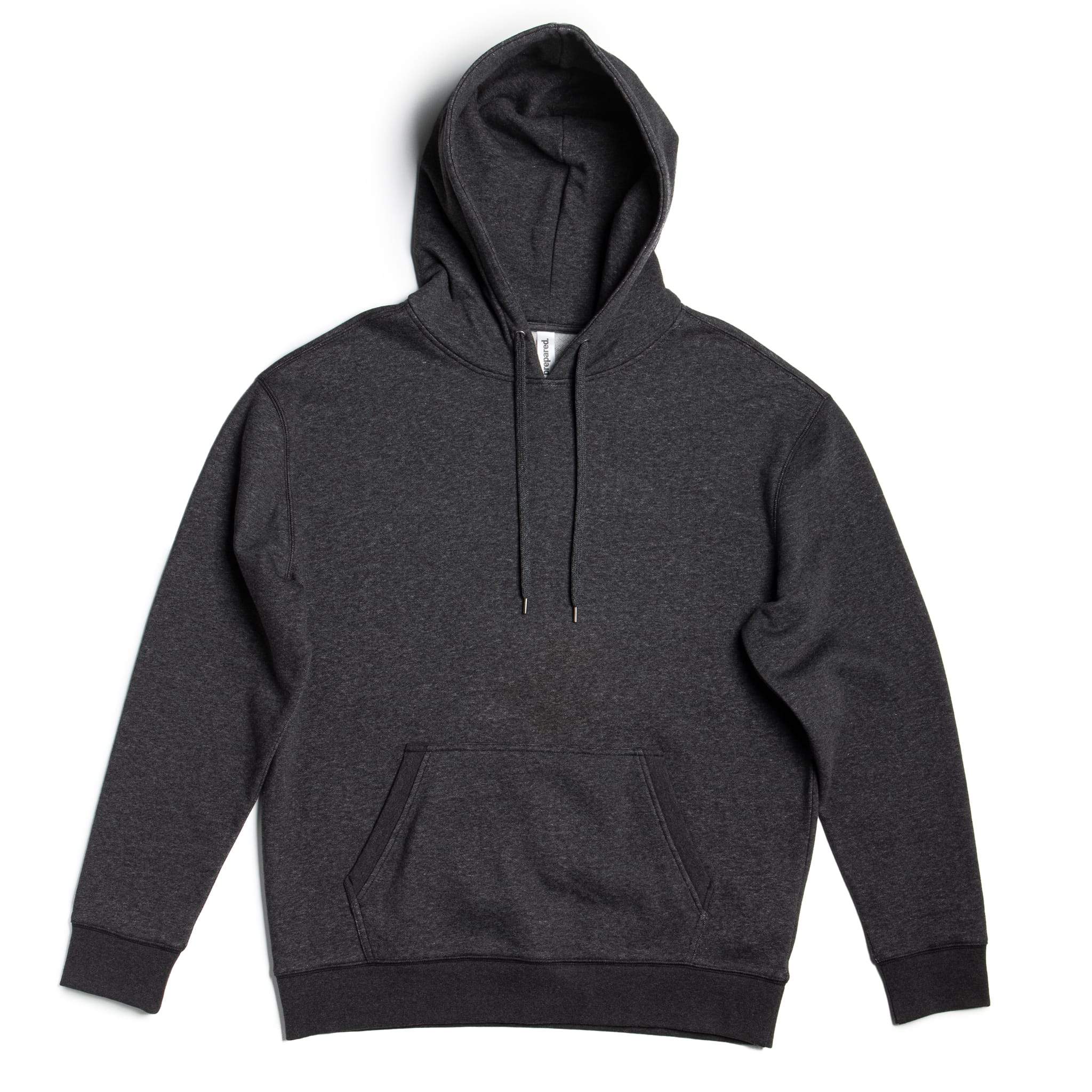 Heavyweight Pullover Hoodie Black Premium Cotton Blend Hood - Image 7
