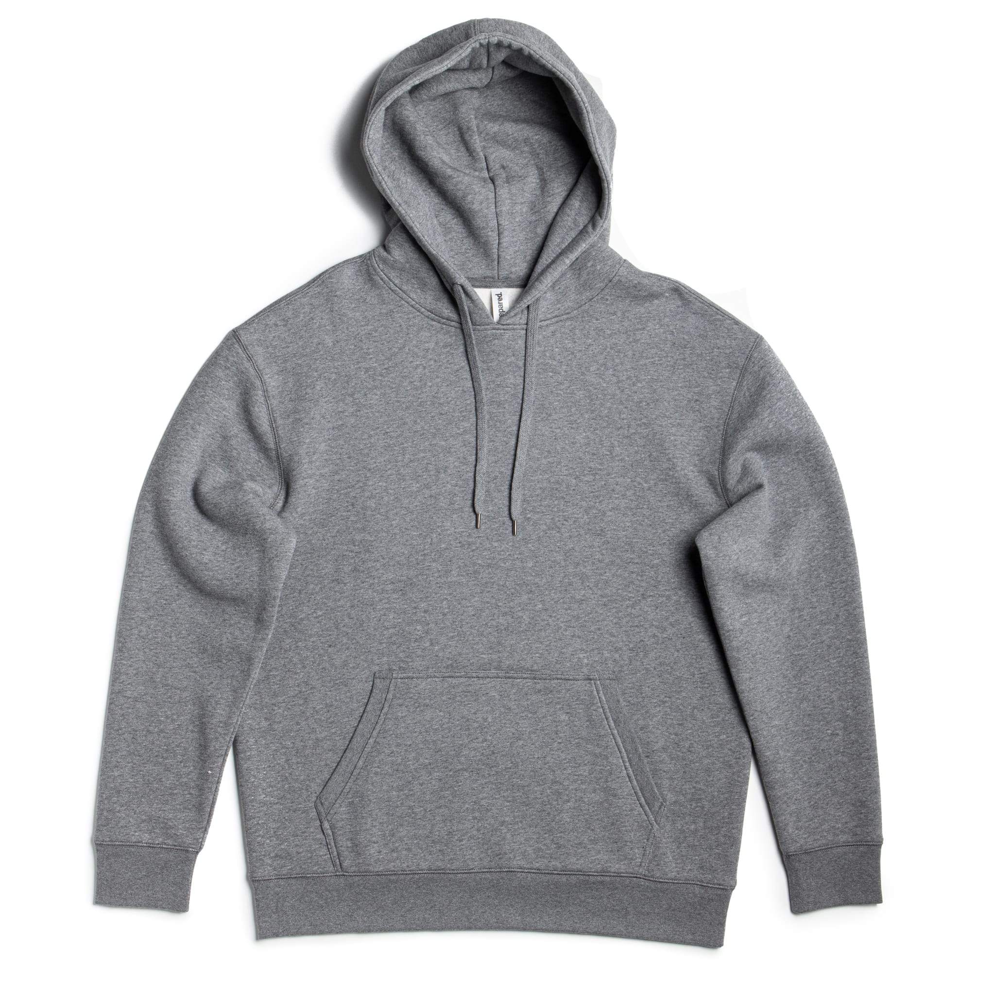 Heavyweight Pullover Hoodie Black Premium Cotton Blend Hood - Image 8